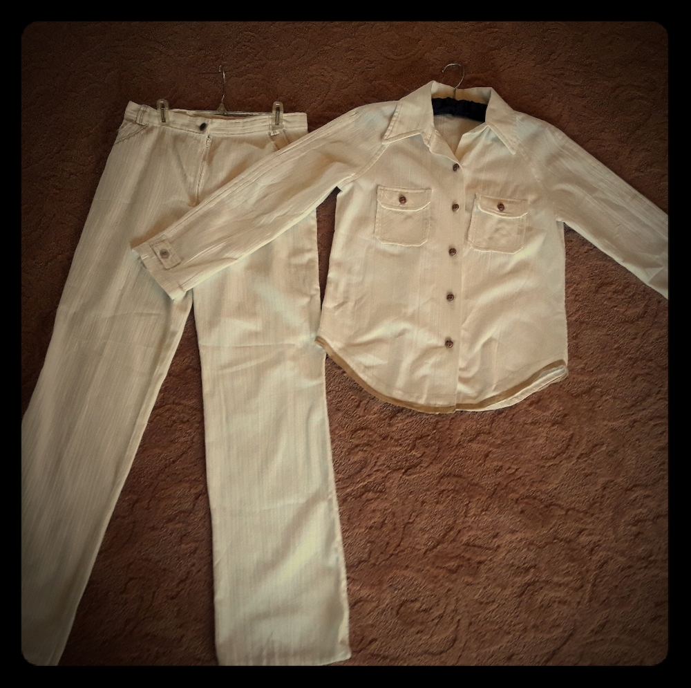 Vintage Women's Linen Pantsuit